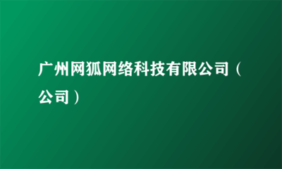 廣州網狐網絡科技 深耕信息系統集成服務，賦能企業數字化轉型